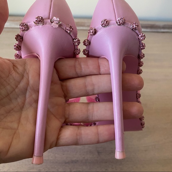 Steve Madden Vyper Dusty Pink Pointy Toe Shoes Size 6 - Picture 6 of 10